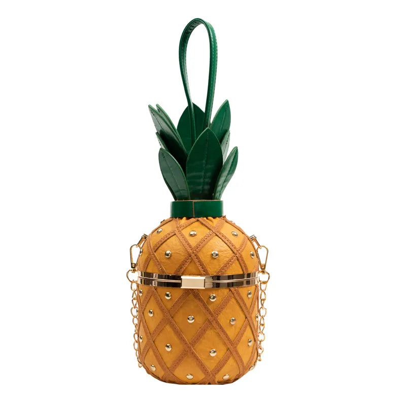 New Women's Shoulder Bag Pineapple Shape Fashionable Women's Shoulder Crossbody Bag Fashionable Casual Women's Bag High Quality