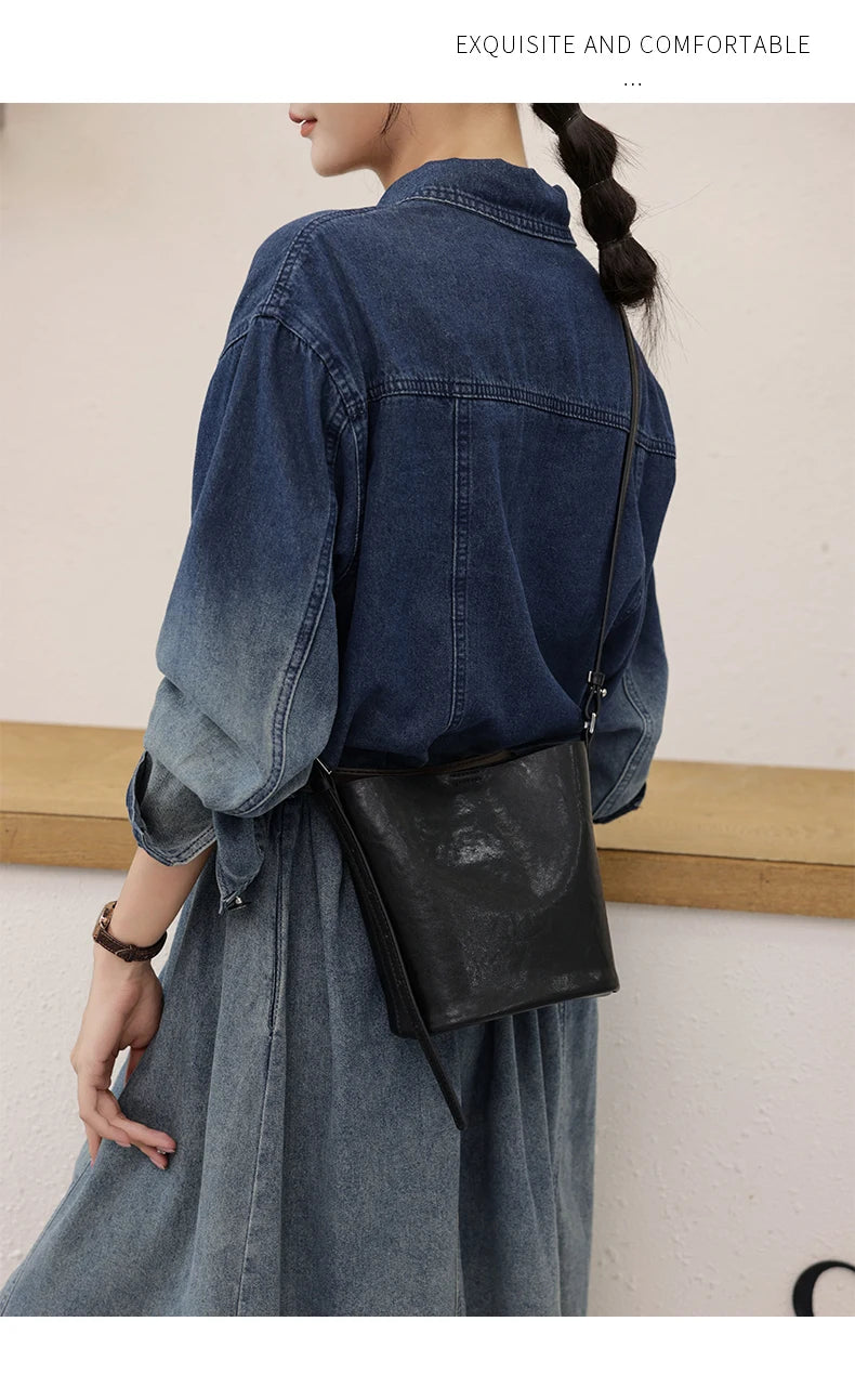 Women's Cowhide Genuine Leather Bag Ladies High Quality Luxury Designer Handbag Fashion Crossbody Bags Female Shoulder Bag Lady