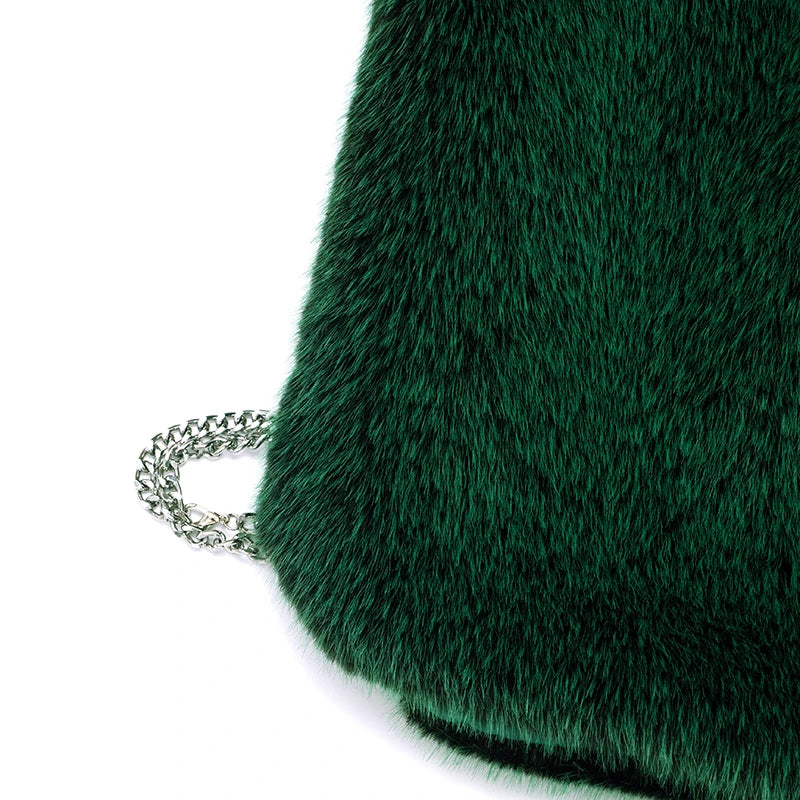 Weird Puss Turtleneck Furry Tank Tops Women Y2K Sexy Side Split Chic Fall Trend Midnight Basic Street Furs Hipster Clubwear Vest