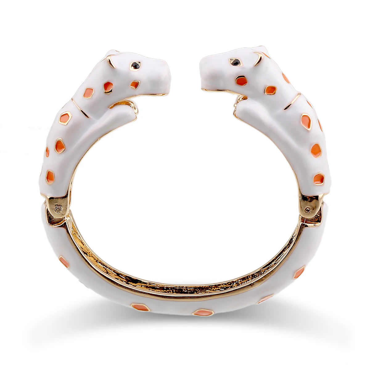 Fashion Colorful Double Leopard Cuff Bracelet for Women