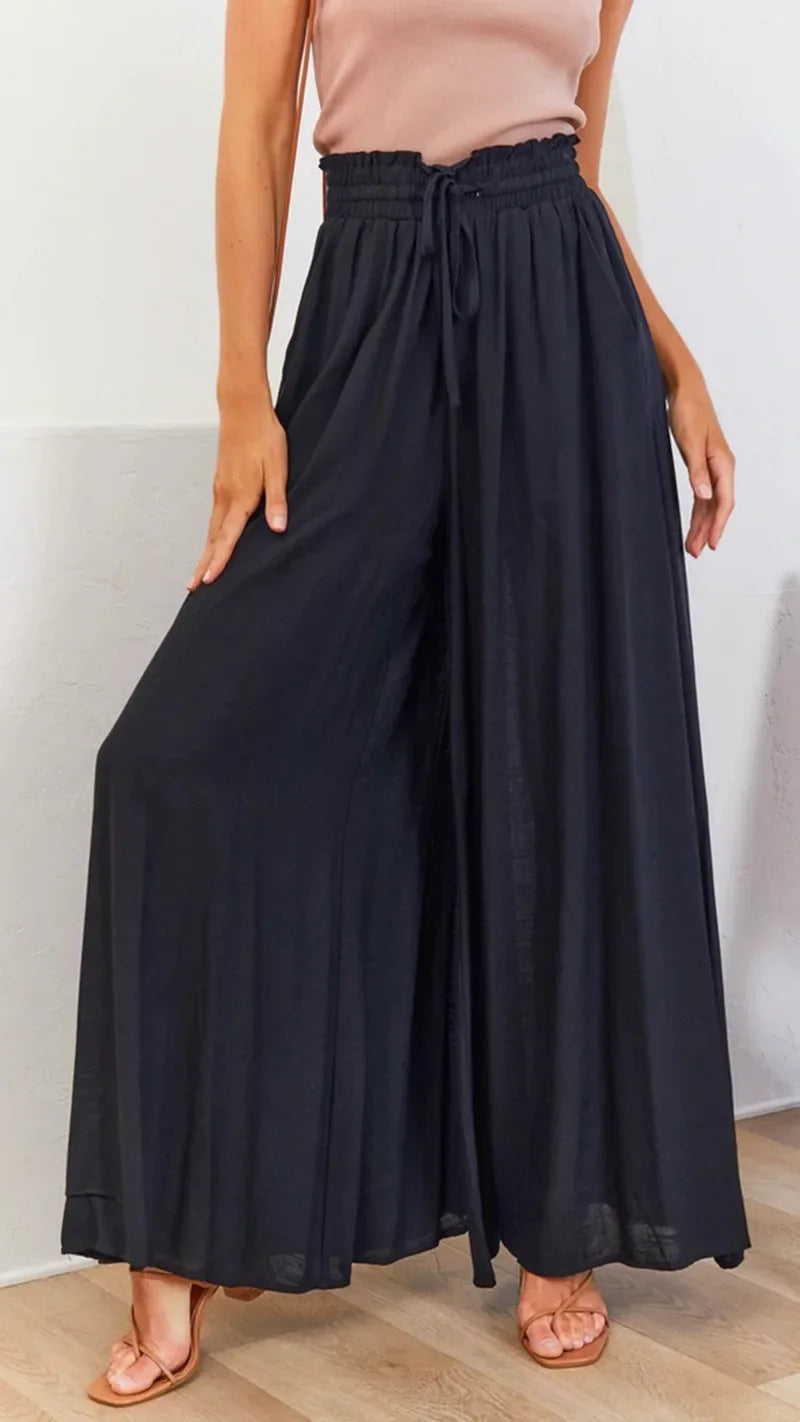 Fashionable Loose Casual Wide Leg Pants Women's Spring Summer Independent Station Long Trousers Comfortable Female Clothing
