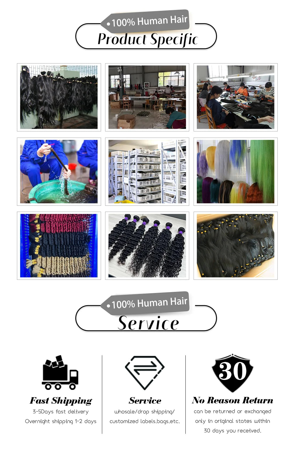 100G Human Hair Bulk for Braiding No Weft 33# Deep Wave Bulk Hair Extensions Weaving Hair for Women Braiding