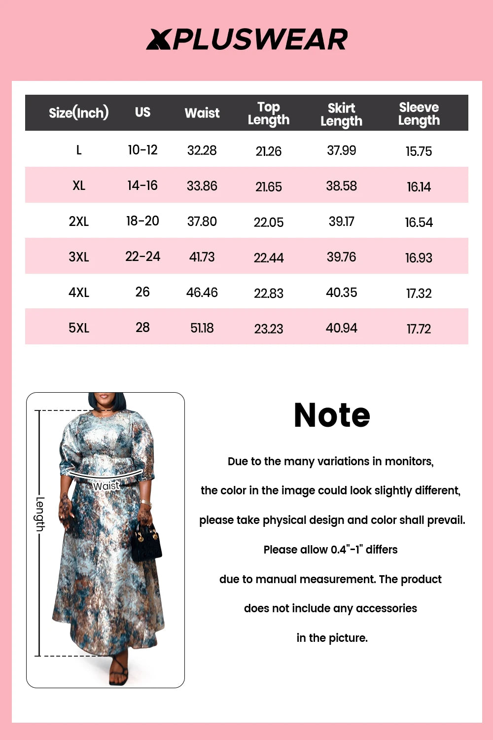 Plus Size Mother Of The Bride Elegant Grey All Over Print Round Neck 3/4 Sleeve Satin Two Piece Skirt Sets [