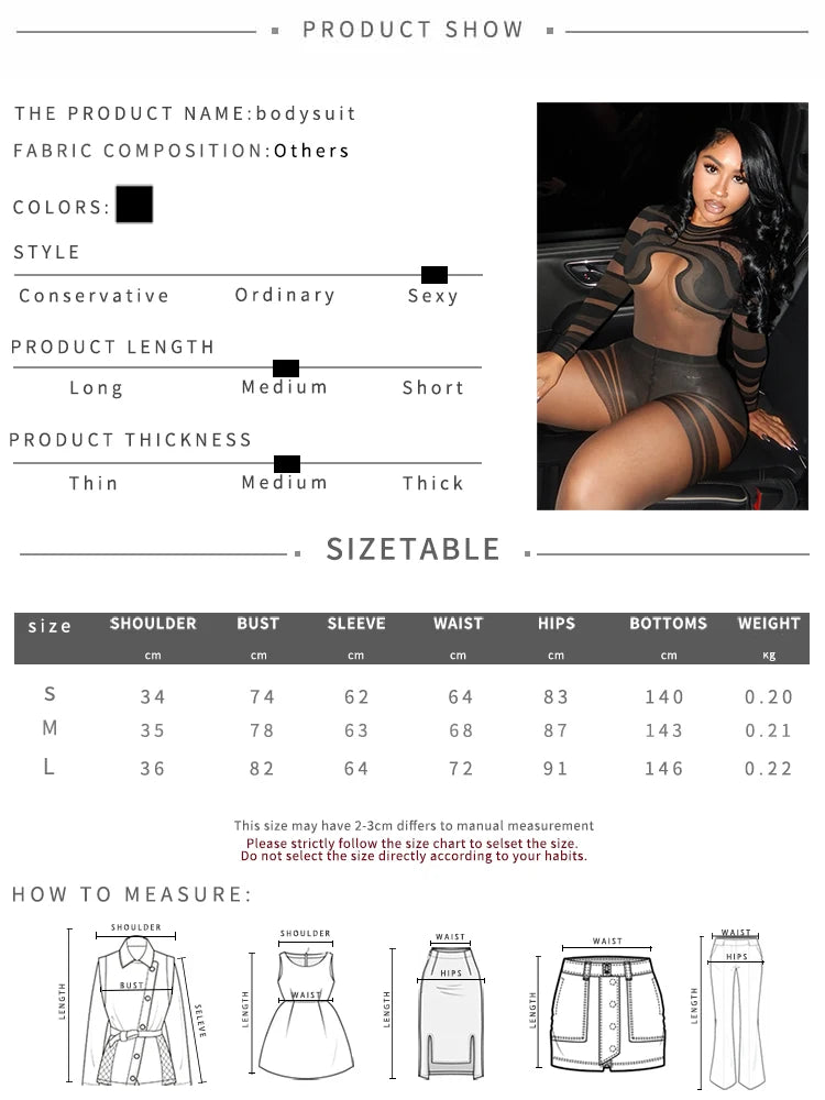 Weird Puss Coquette Romper Women See Through Full Sleeve Fitness Stretch Summer Midnight Party Clubwear Hipster Workout Playsuit