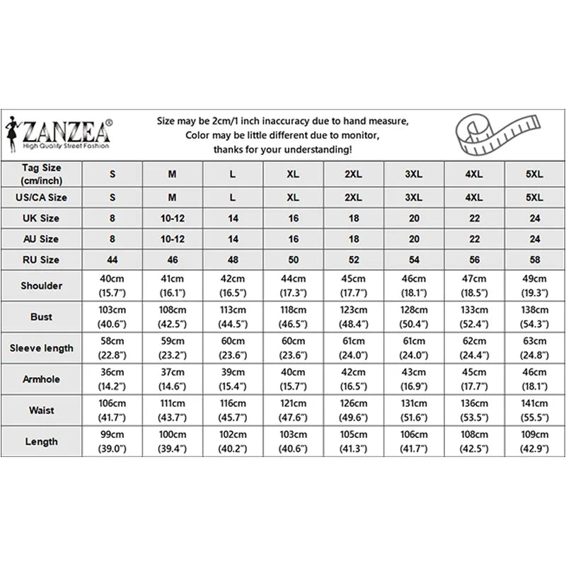 ZANZEA Women Shirt Dress Fashion Stand Collar Buttons Robes Casual Loose Long Sleeve Mini Dress Autumn Vintage Pocket Vestidos