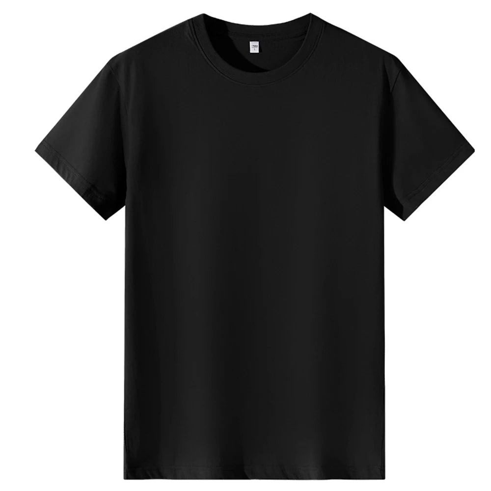 Oversized 100% Cotton Women Tops 2025 Summer Casual Short Sleeve T-shirt Tee Solid Pullover Korean Blouse Shirts Female Clothing