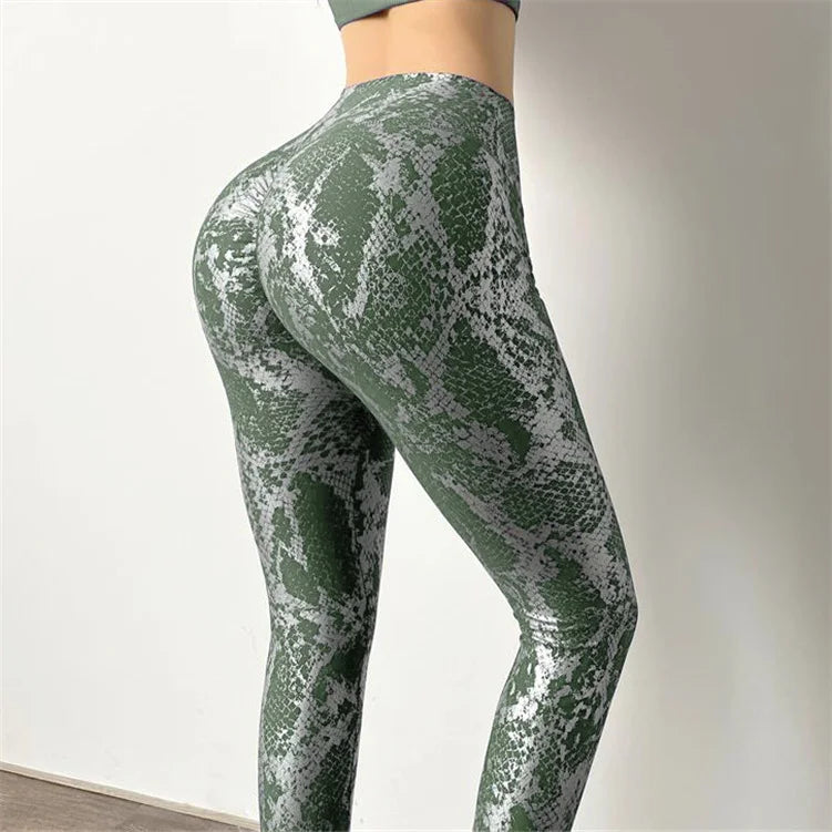 Serpentine Sports Tights Woman Push Up Leggings Sport Casual Gym Fitness Running Leggins Sexy Female High Waist Legging Pants