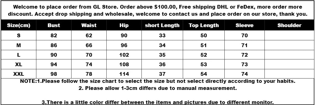 GLCMYAYA Sporty Leopard Printed Women's Set Long Sleeve Tee Tops and Shorts 2025 Fitness Tracksuit Two 2 Piece Set Outfits