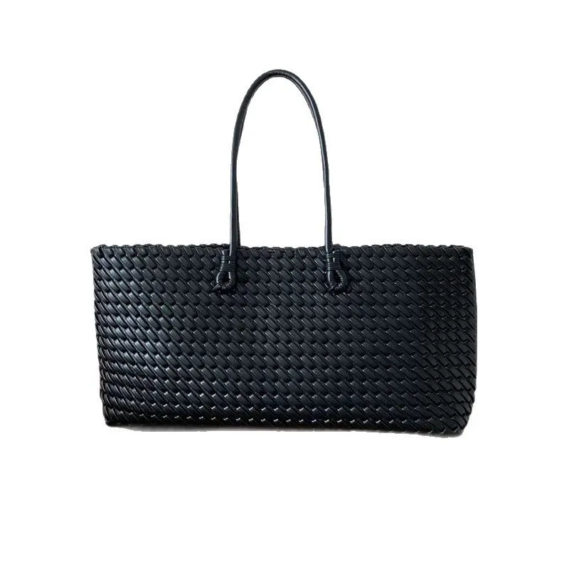 Spacious Woven Tote Bag