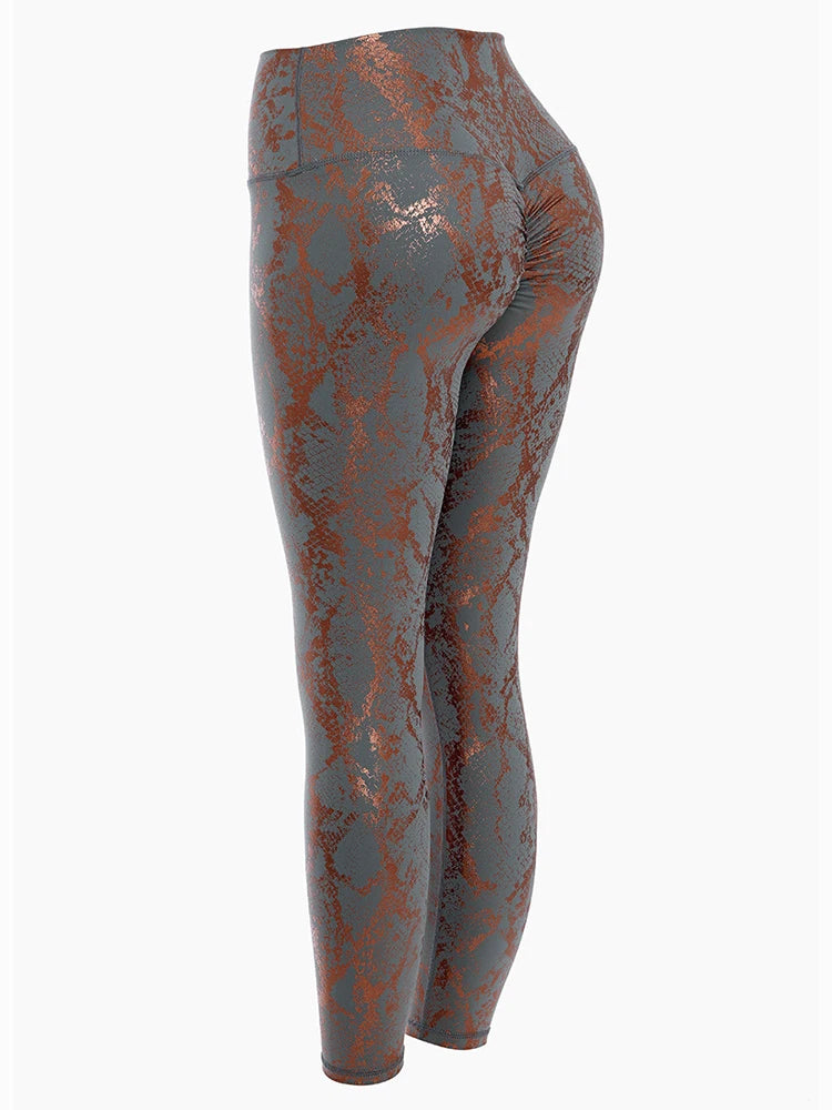 Serpentine Sports Tights Woman Push Up Leggings Sport Casual Gym Fitness Running Leggins Sexy Female High Waist Legging Pants