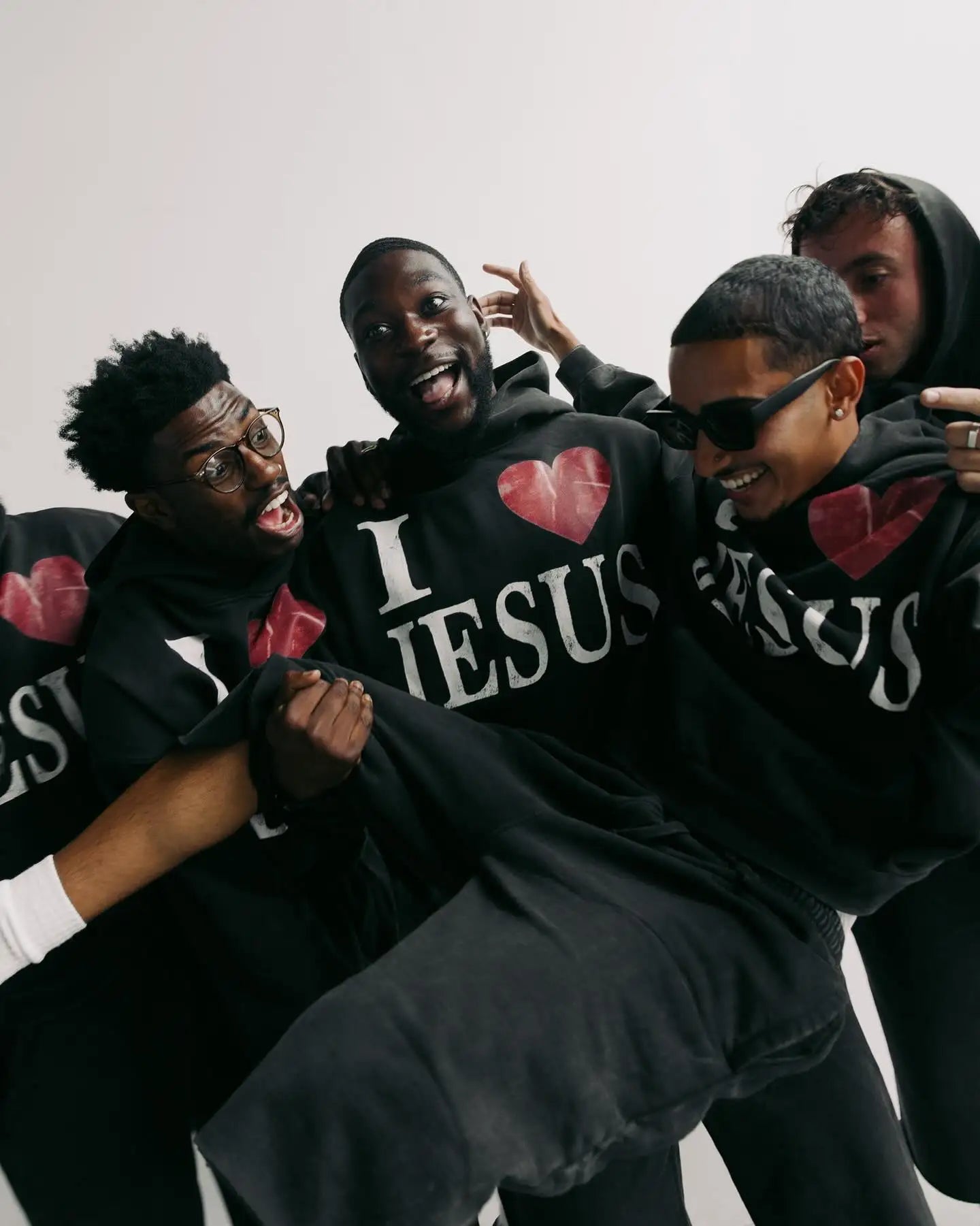 Men Women Hip Hop Jesus Letter Printed Hoodie Y2k Oversized Loose Retro Hooded Pullover Fashion Street Sweatshirt Goth Clothes