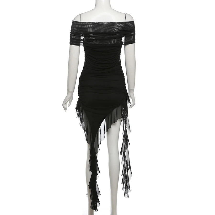 Sylcue Spring Bachelor Party Sweet Gentle Intellectual Tight Character Hot Mature Beautiful Girl Chest Tassel Dress