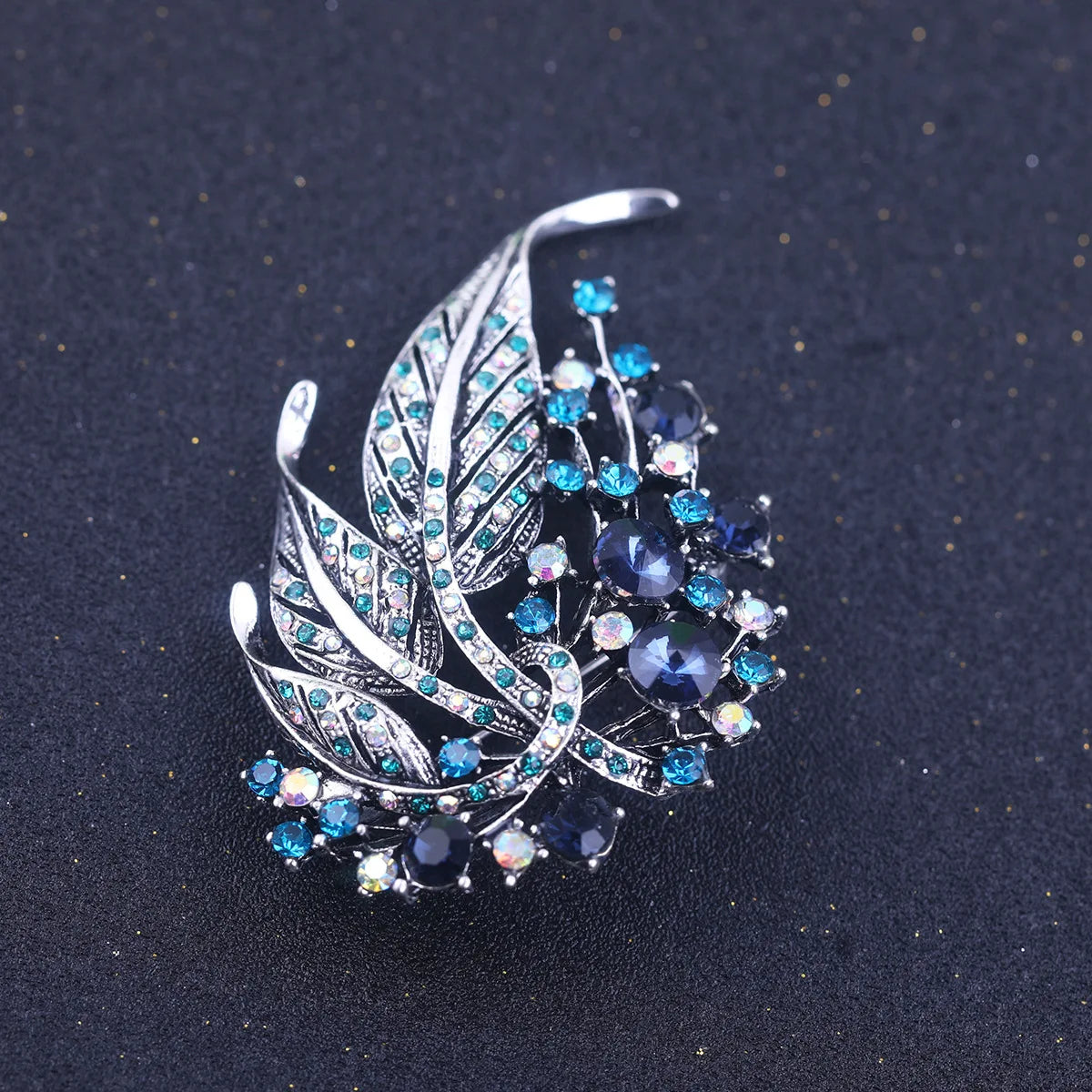 Wuli&baby Shining Bicycle Brooches For Women Unisex 2-color Beautiful Taking Flowers Bike Brooch Pins Gifts-6694