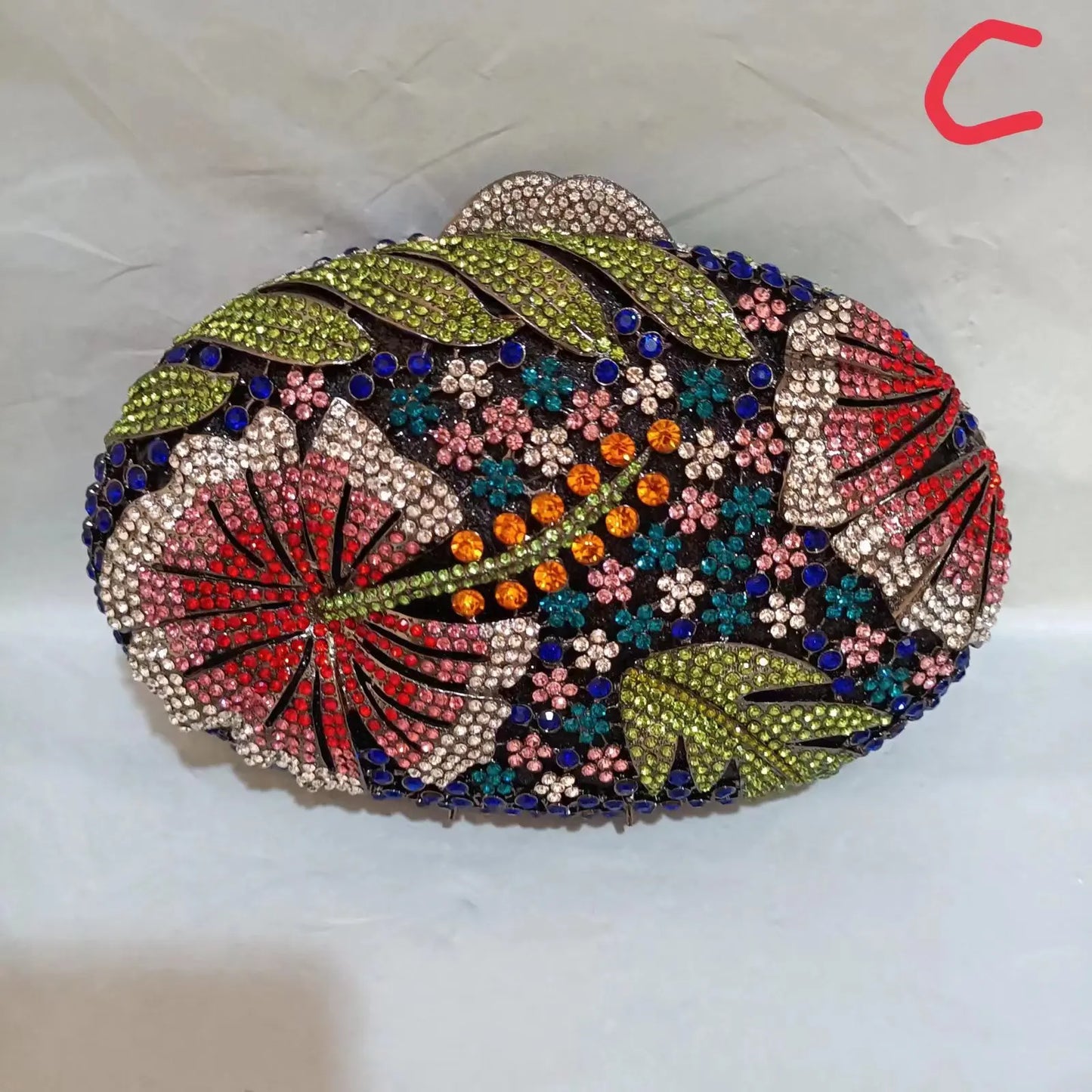 Blue/Yellow/White Multicolored Diamond Crystal Clutch Rhinestone Women Clutches High Quality Phone Wallet Best Party Purse Bag