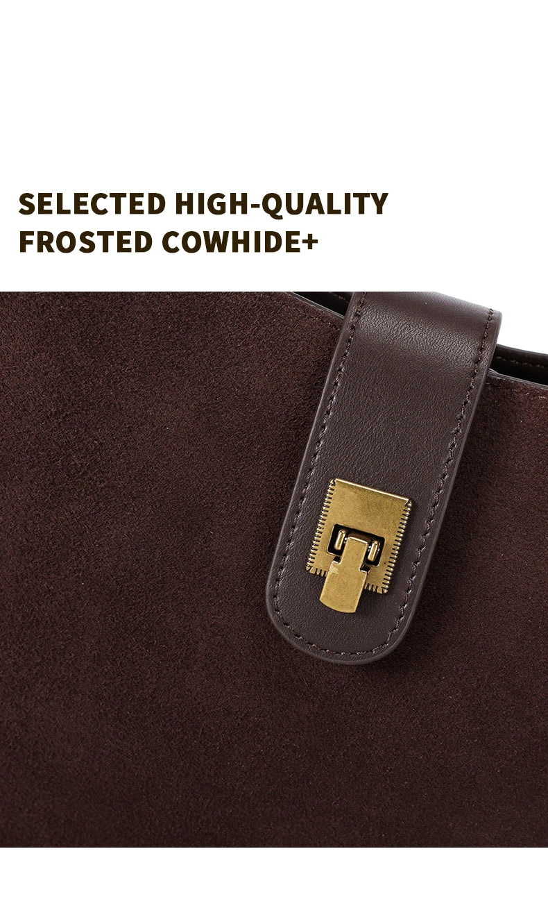 Women‘s Cowhide Genuine Leather Shoulder Bag Ladies Soft Cow Real Leather Handbag Female Fashion Luxury Design Crossbody Bags