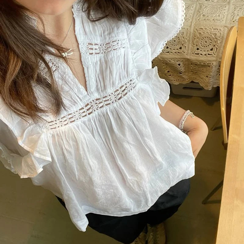 Boho Ruffle Peplum Tank Top