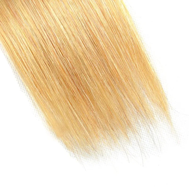 Straight Human Hair Bundles 12-26 Inch 100% Unprocessed Extensions Brazilian Virgin 1B/27Weave Hair For Women 100G/PC