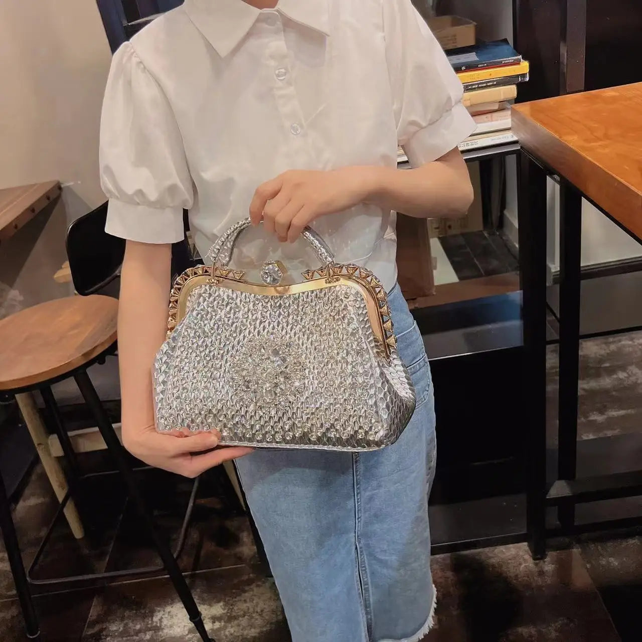 Designer Brand Shoulder Bag New Crossbody Large Capacity Diamond Handbag for Women Сумка Женская Hot Selling