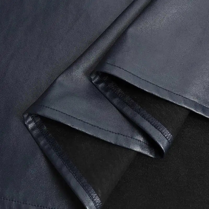 Celmia Fashion Women Long Skirts 2024 Spring PU Leather Faldas Elegant High Waist A-line Midi Skirt Casual Loose OL Swing Jupes
