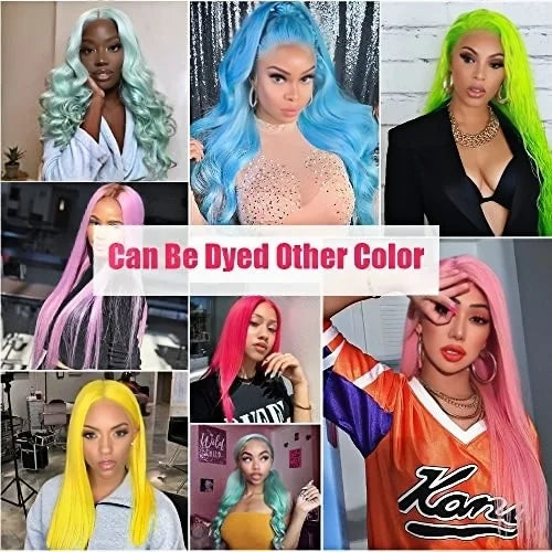 13x6 Lace Front Wig Human Hair Blonde Wigs for Women 613 HD Transparent Lace Frontal Wigs Human Hair Pre Plucked with Baby Hair