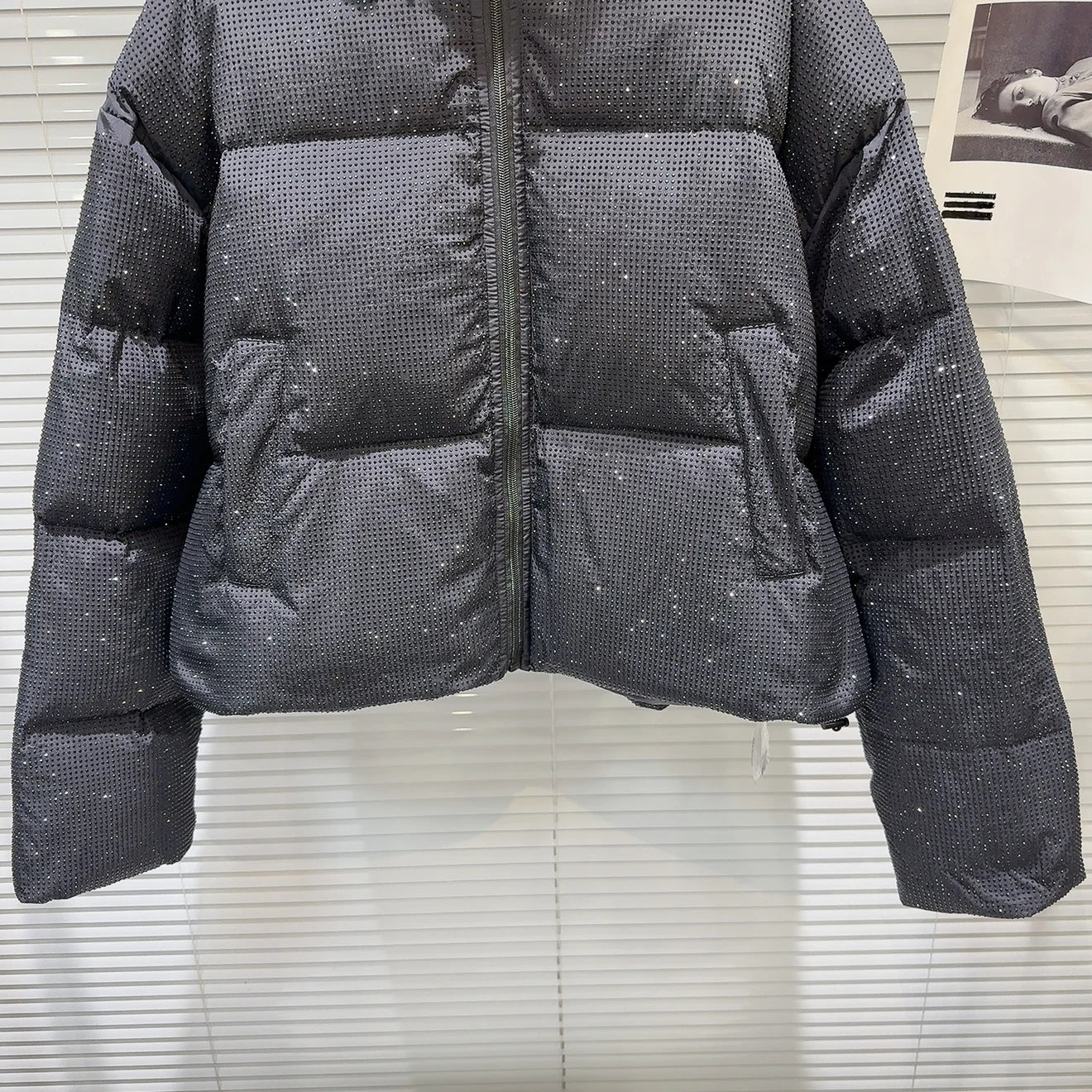 Lightweight Quilted Short Hooded Down Jacket for Women