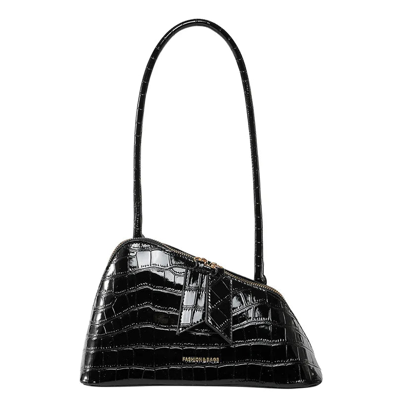 Luxury Brand Design Tote Bag Women's Fashion Irregular High-end Simple Large-capacity Handbag High-quality Leather Shoulder Bag