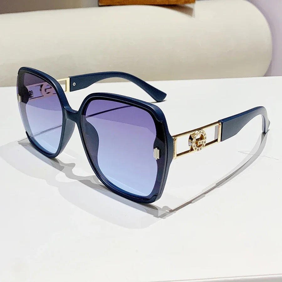 Oversized Square Gradient Sunglasses