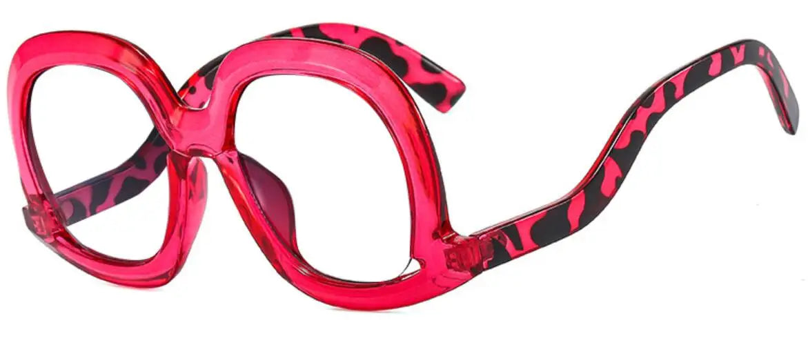 Oversized Colorful Blue Light Reading Glasses for Women