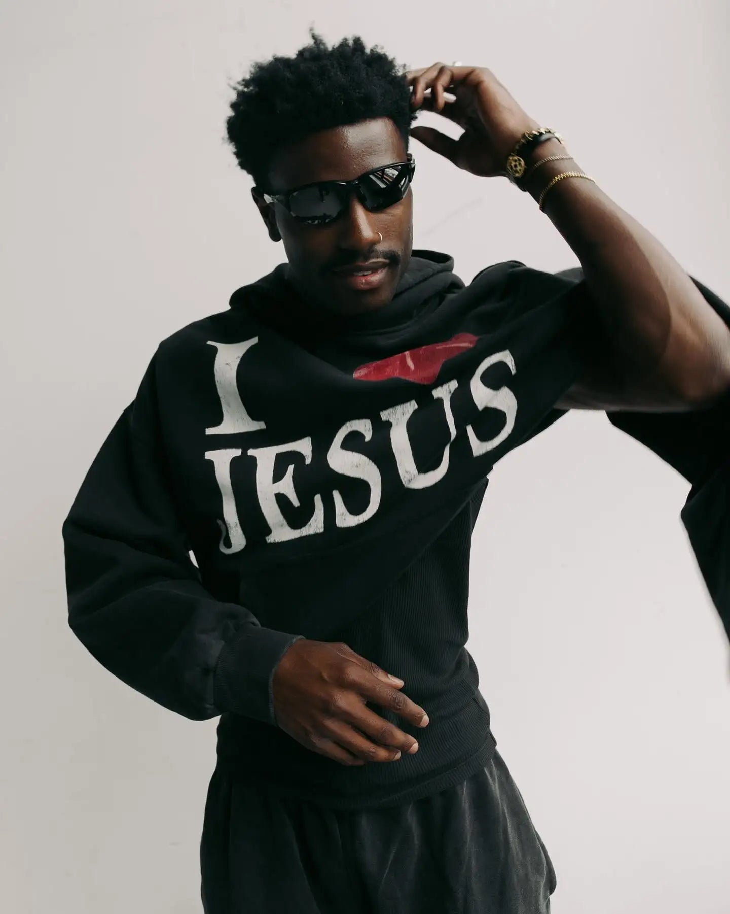 Men Women Hip Hop Jesus Letter Printed Hoodie Y2k Oversized Loose Retro Hooded Pullover Fashion Street Sweatshirt Goth Clothes