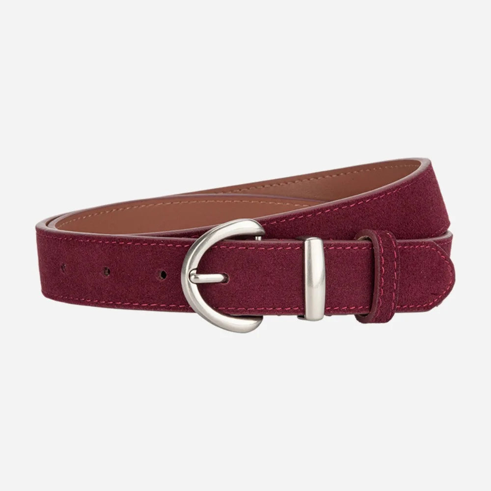 Retro Style Suede Belt