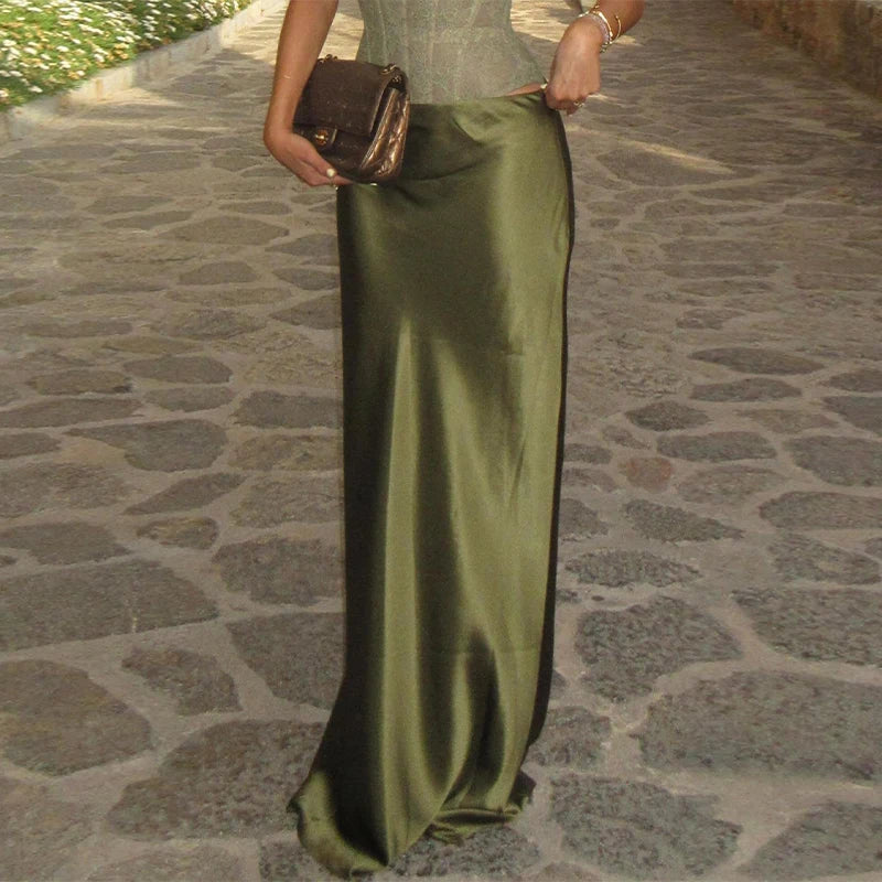 Ruched Lace-Up Top Two-Piece Set