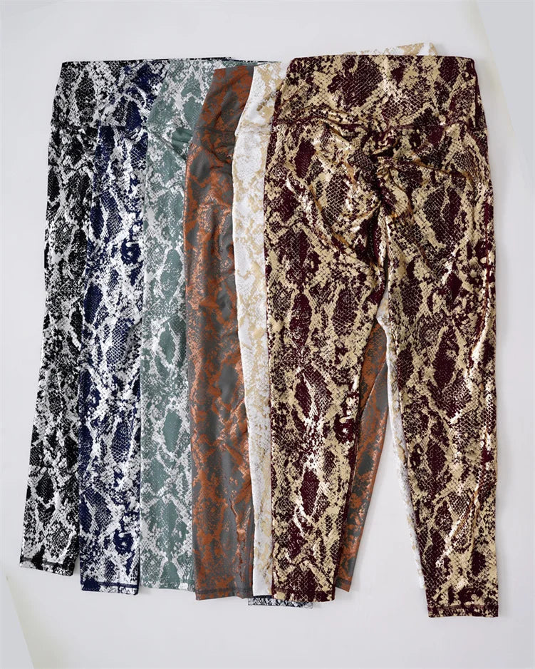 Serpentine Sports Tights Woman Push Up Leggings Sport Casual Gym Fitness Running Leggins Sexy Female High Waist Legging Pants