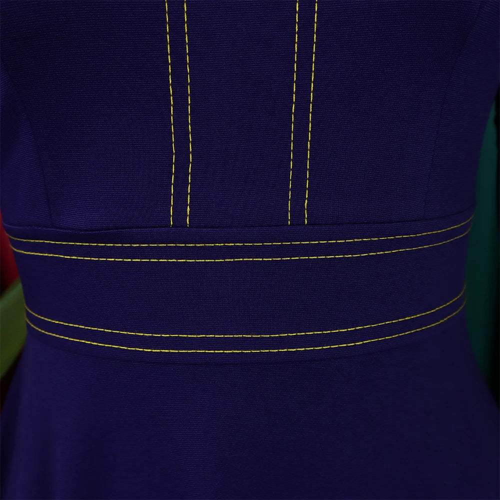 Elegant Party Dresses for Women 2024 Luxury O Neck Three Quarter Sleeve High Waisted Pleated A Line Mid Calf Birthday Dress Robe