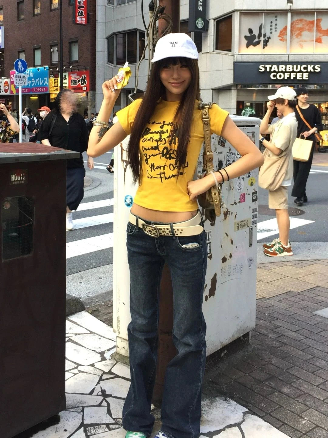 Karrram Japanese Y2k Letter Print T-shirt Vintage Harajuku Crop Top Trashy 2000s Style Short Sleeve Tee Shirt American Retro 90s