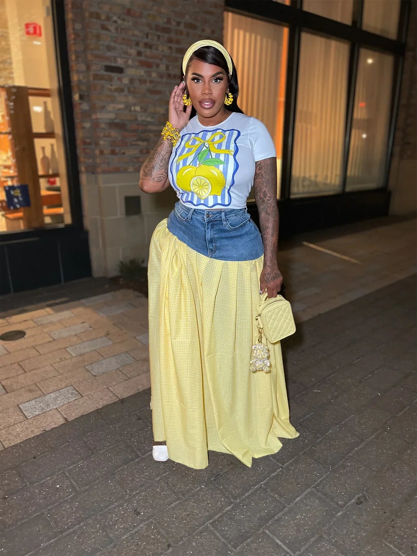 2 Piece Women Set Dashiki African Clothes Summer Autumn New Fashion Short Sleeve Top And Skirt Suit Party Lady Matching Sets