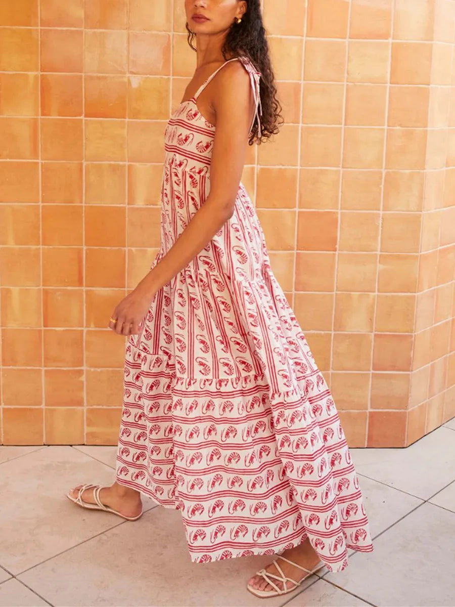 "Elevate Your Summer Wardrobe with Our Stylish Halter Neck Dresses in Blue and Red!"