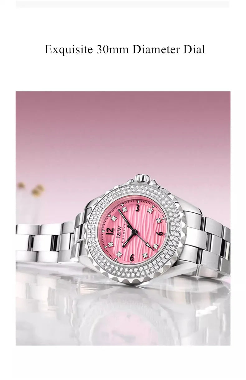 CARNIVAL Woman Fashion Quartz Wristwatches Ladies Brand Luxury Rose Gold Silver Watches Waterproof for Women Relojes De Mujer