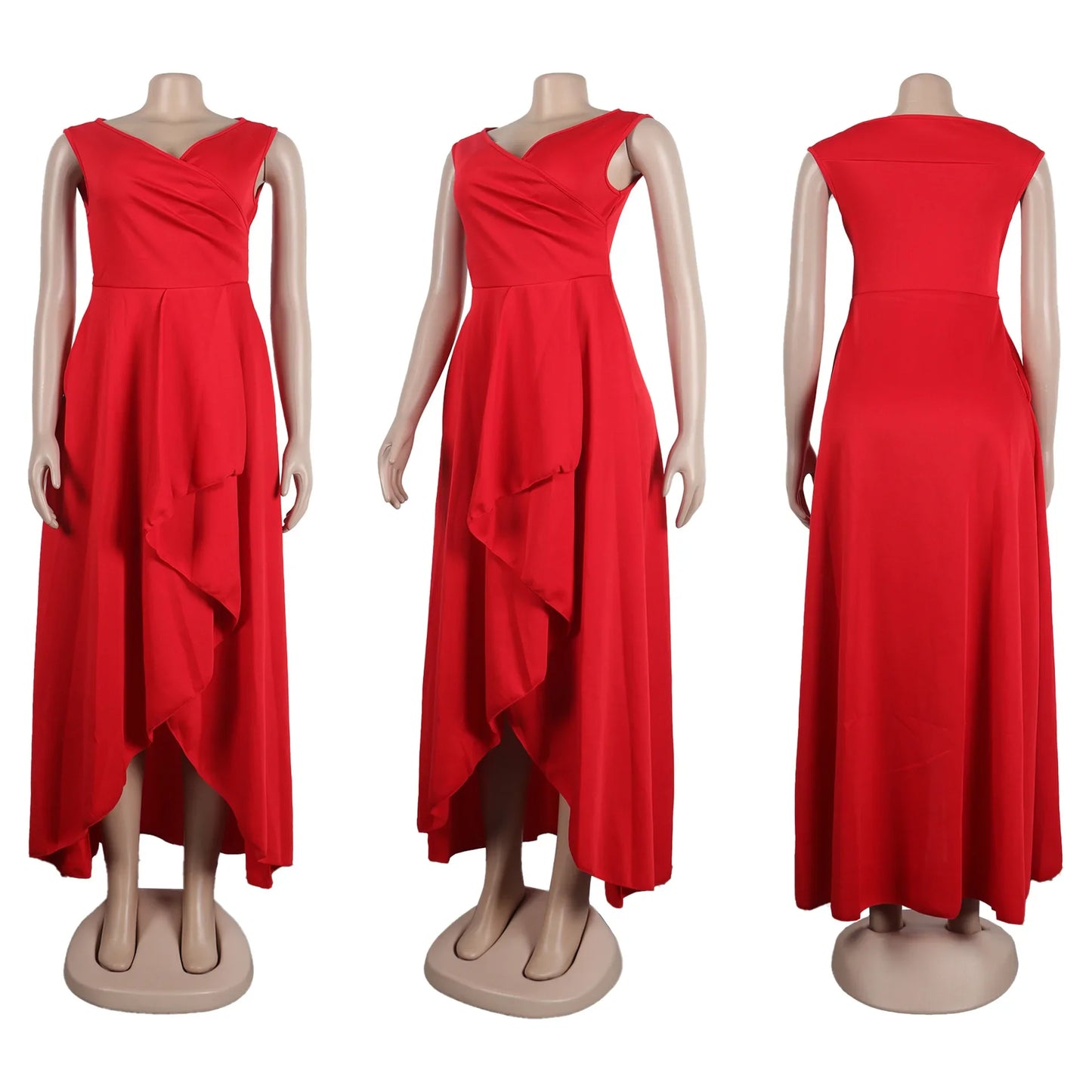 Sexy Slimming Solid Color Off-Shoulder Maxi Dress S10629 European And American Style Smooths Your Silhouette