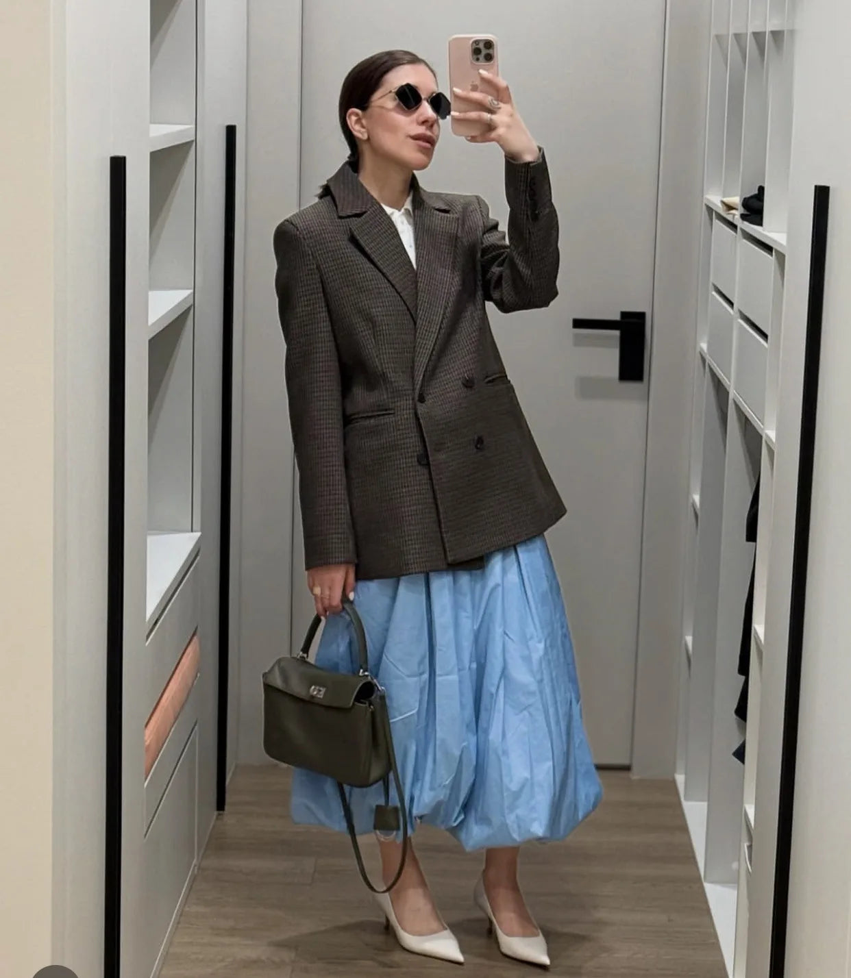 Tossy Summer Fashion Pocket Bloomers Female Trousers Pleated Loose High Waist Patchwork Bandage Streetwear Wide Leg Women Pants