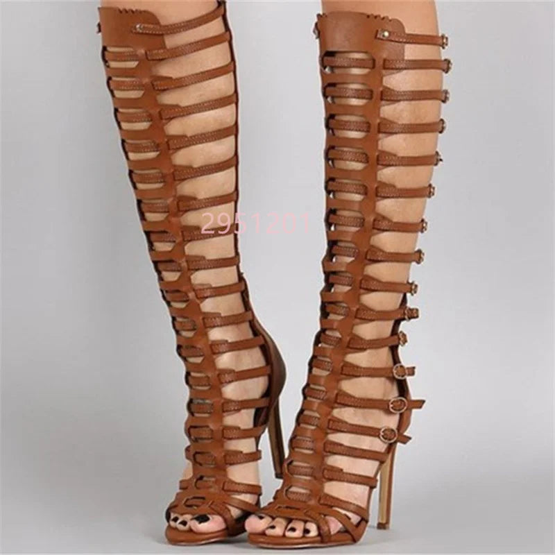 Square Toe Gladiator Boots