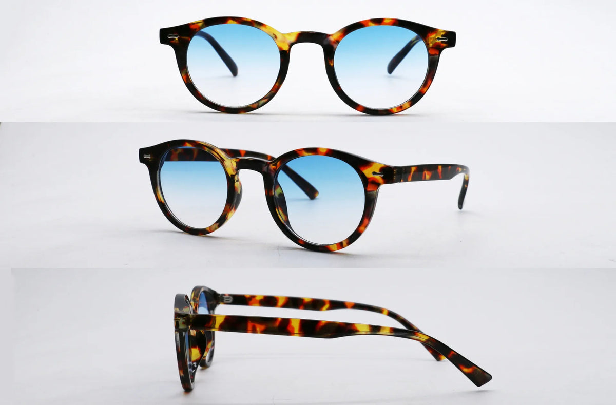 Vintage Round Gradient Sunglasses
