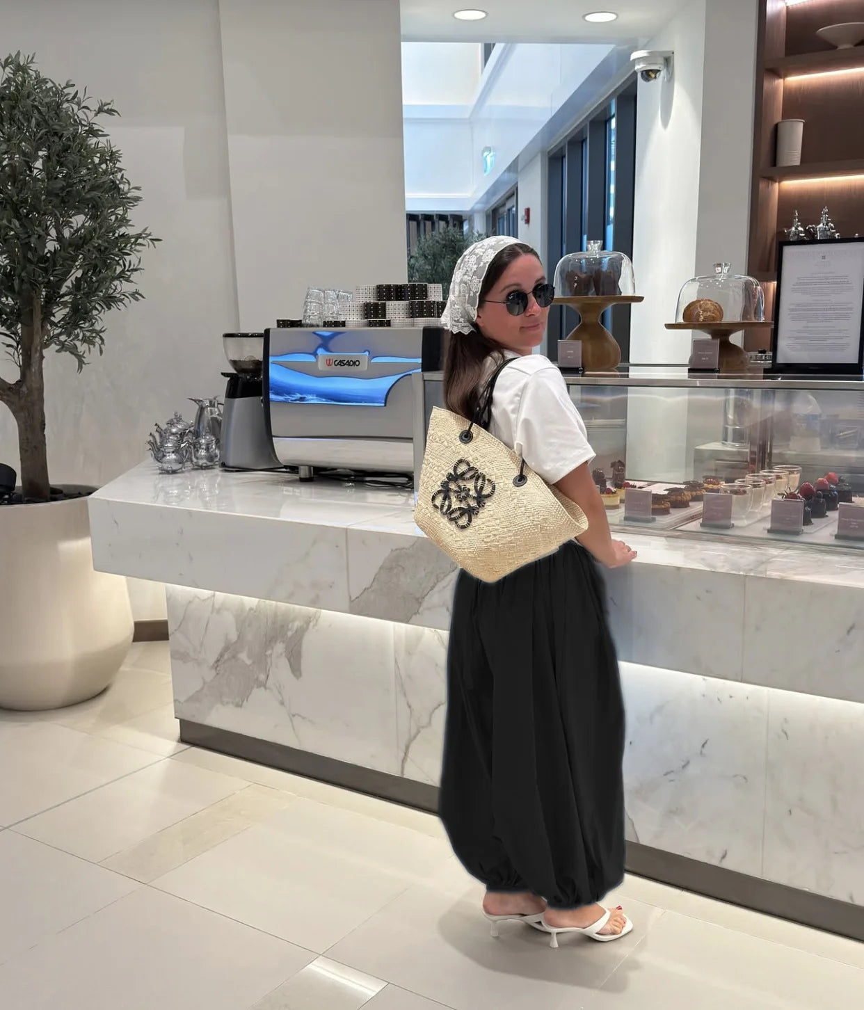Tossy Summer Fashion Pocket Bloomers Female Trousers Pleated Loose High Waist Patchwork Bandage Streetwear Wide Leg Women Pants
