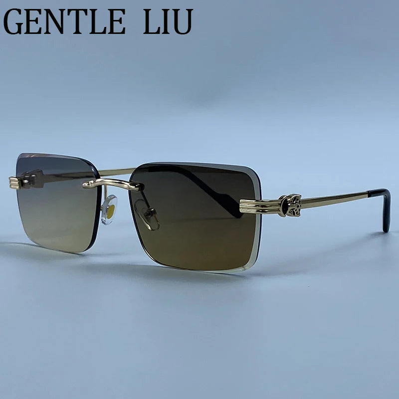 Rimless Photochromic Sunglasses