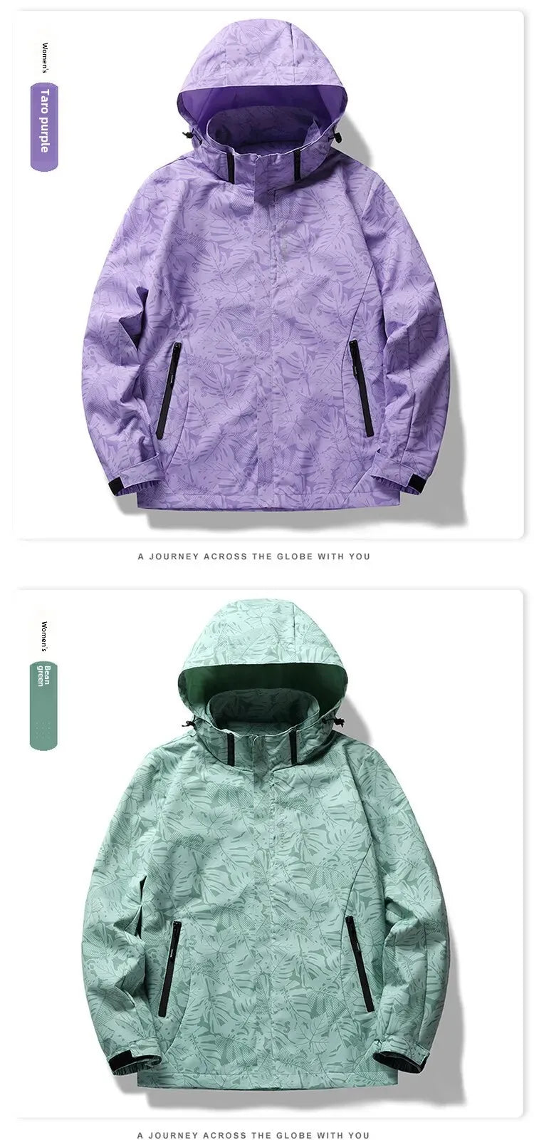 Spring Autumn Camouflage Lightweight Women's Outdoor Waterproof Casual Jacket Couple's Hiking Clothing Single Layer Windbreaker