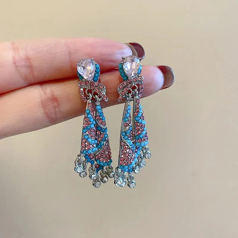 Butterfly Pearl Earrings Fashion Luxury Jewelry Wholesale