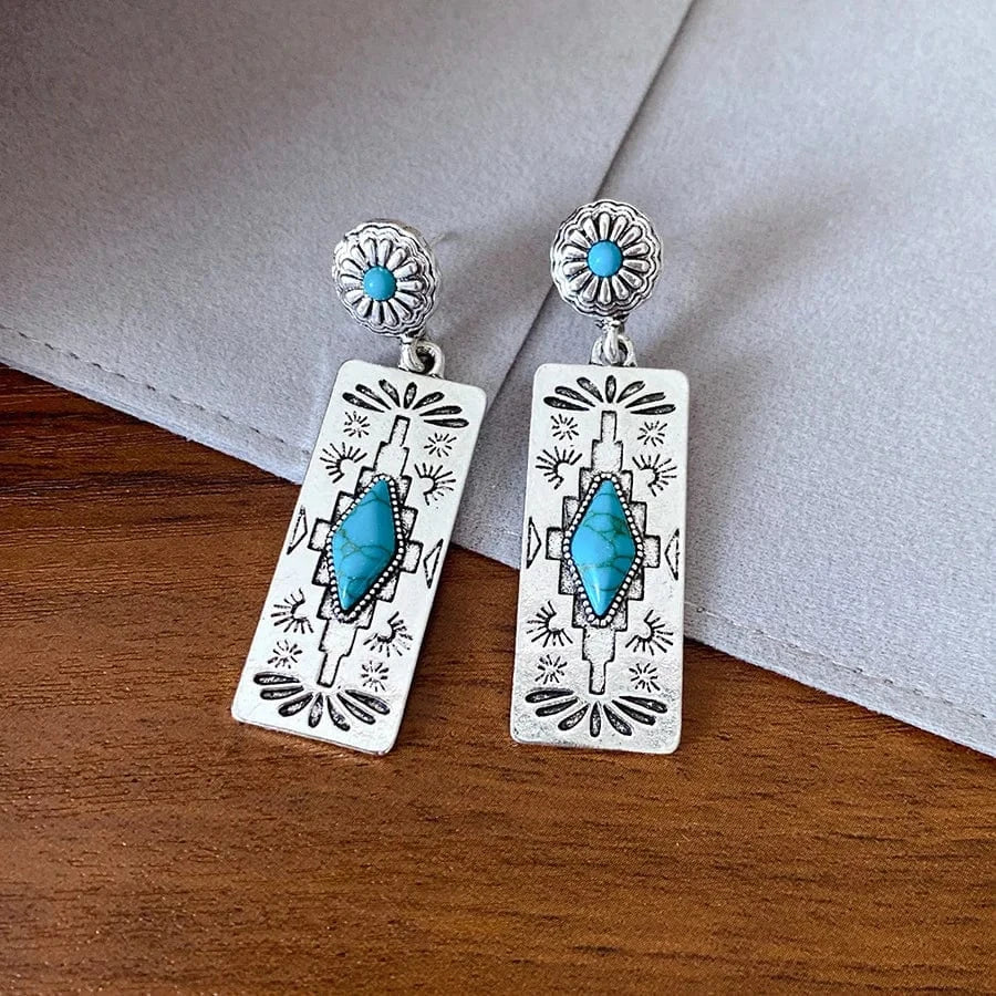 Crystal Pearl Heart Retro Earrings for Women Korean Trendy Temperament Geometric Fashion Jewelry Wholesale