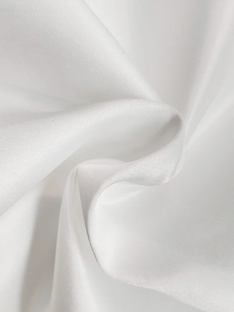 Fashion Loose White Women's Blouse 2025 Casual Lapel Long Sleeve Shirt Elegant Classic Solid Top Buttoned Female Clothing Office
