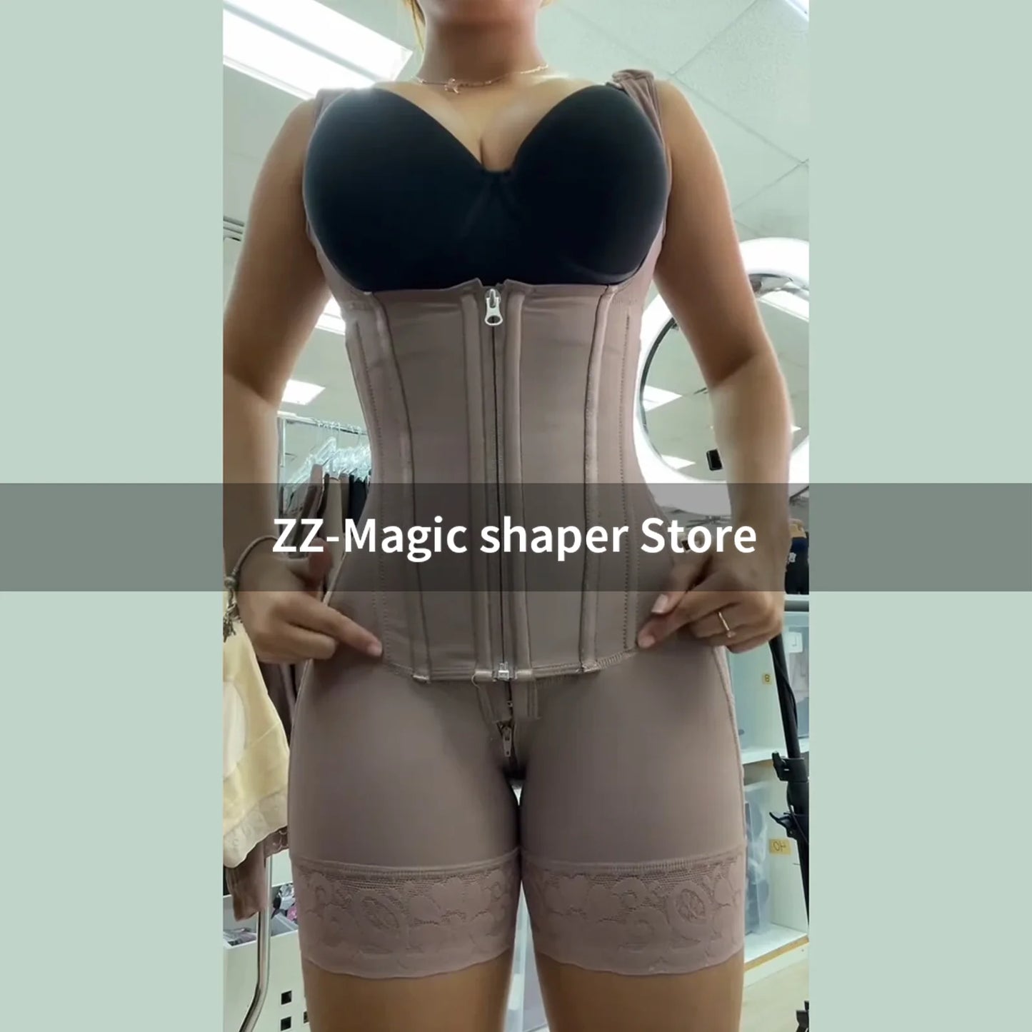 Fajas Colombianas Postpartum Girdles for Women Double Compression Shapewear Full Body Slimming Waist Trainer Flat Belly Corset