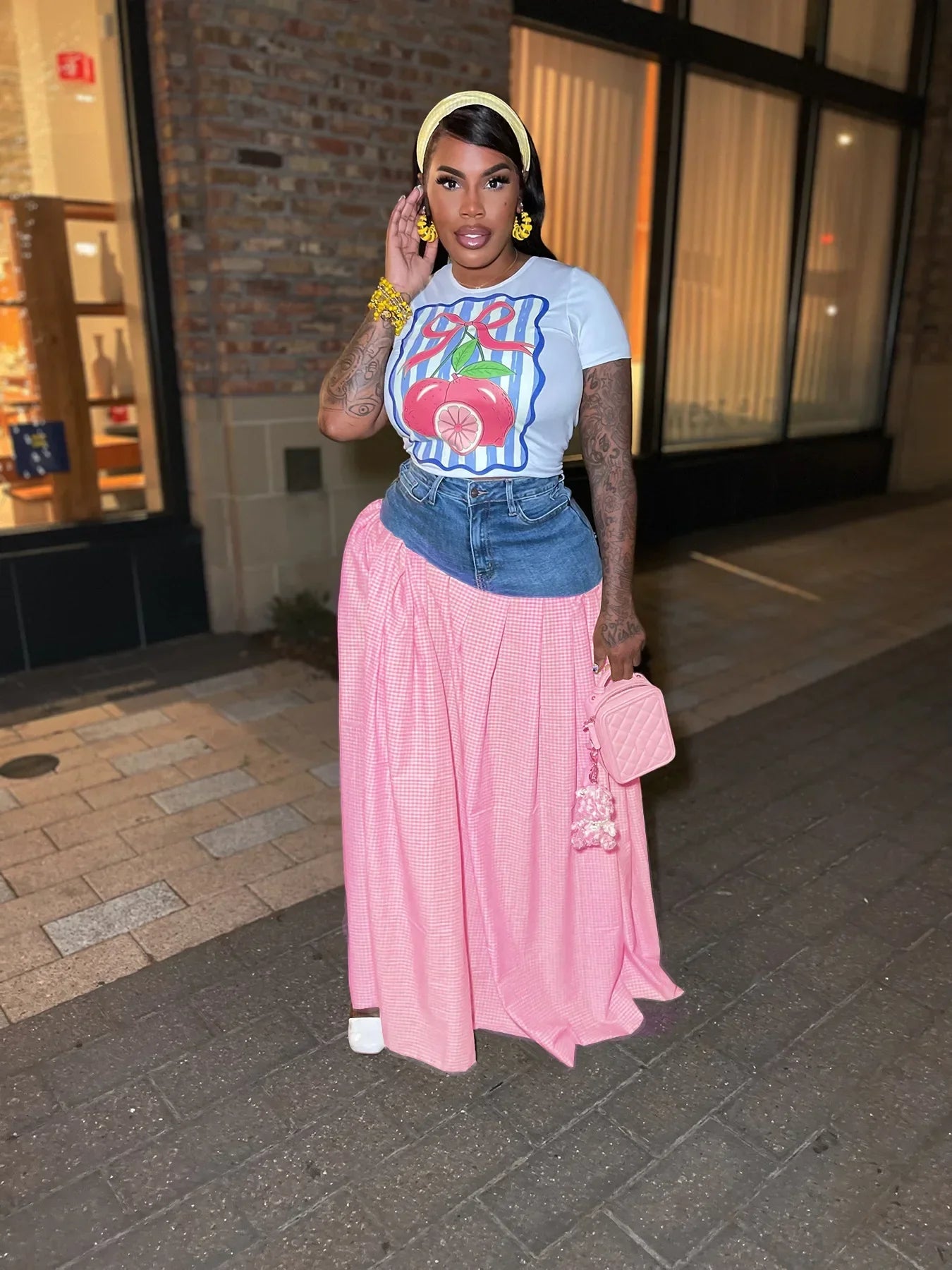 2 Piece Women Set Dashiki African Clothes Summer Autumn New Fashion Short Sleeve Top And Skirt Suit Party Lady Matching Sets