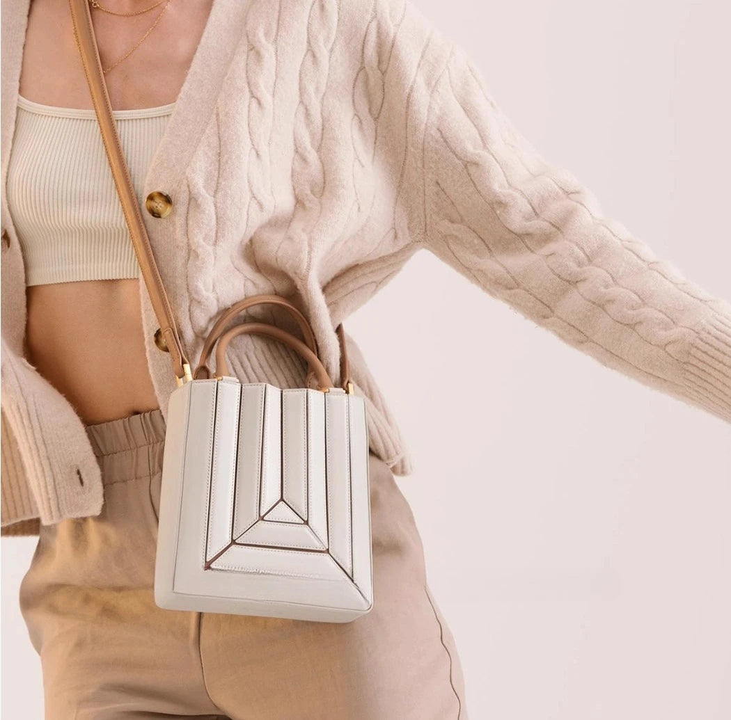 Designer Brand Cross-body Bag New Color Clash Pleated Fashion Shoulder Handbags for Women Bolsos Mujer Hot Selling